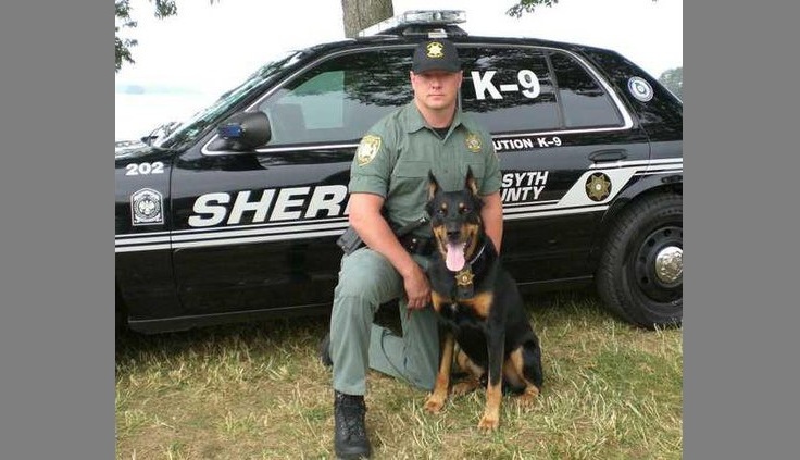 Beauceron služební pes u policie
