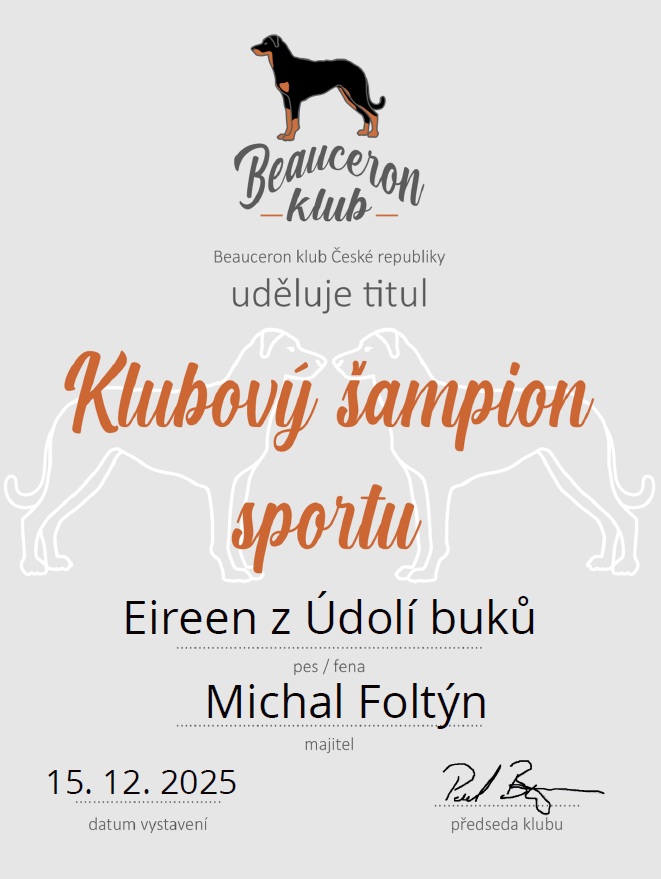 V roce 2025 se Eireen stala Klubovým šampionem sportu